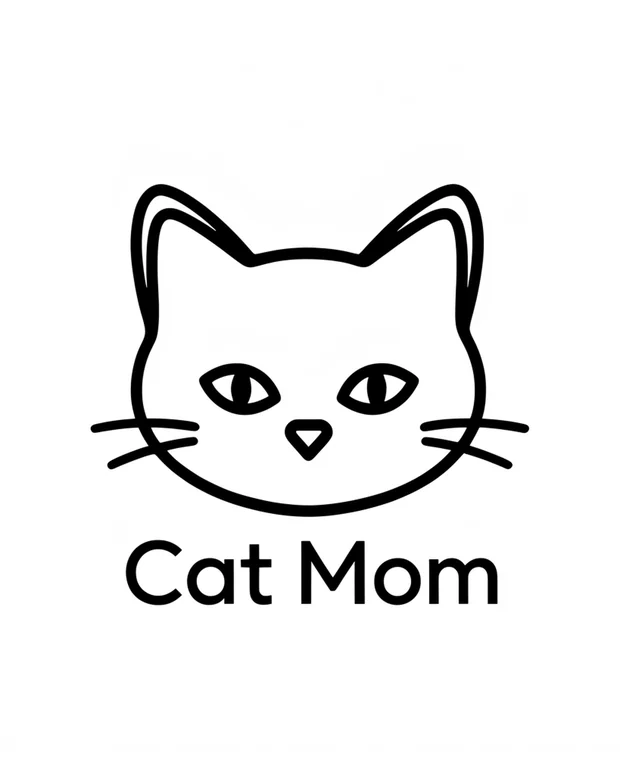 Cat Mom POD design example 3