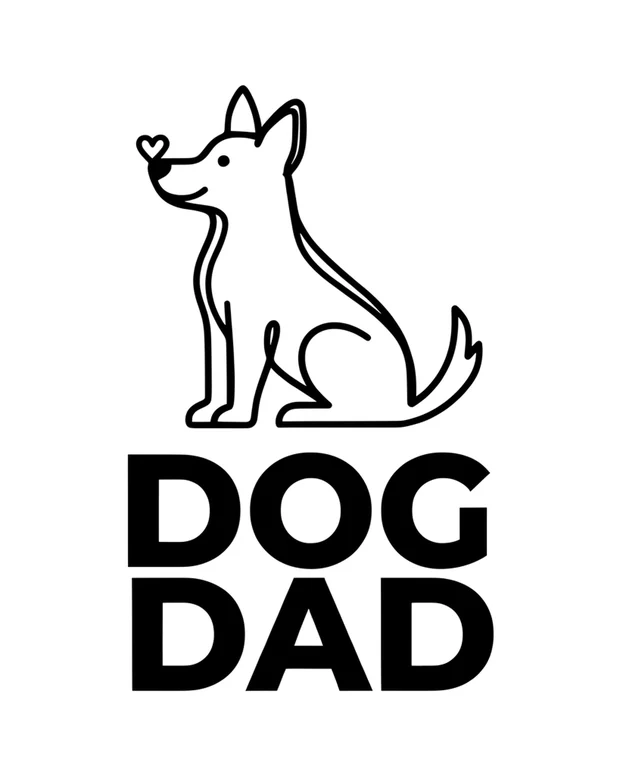 Dog Dad POD design example 5