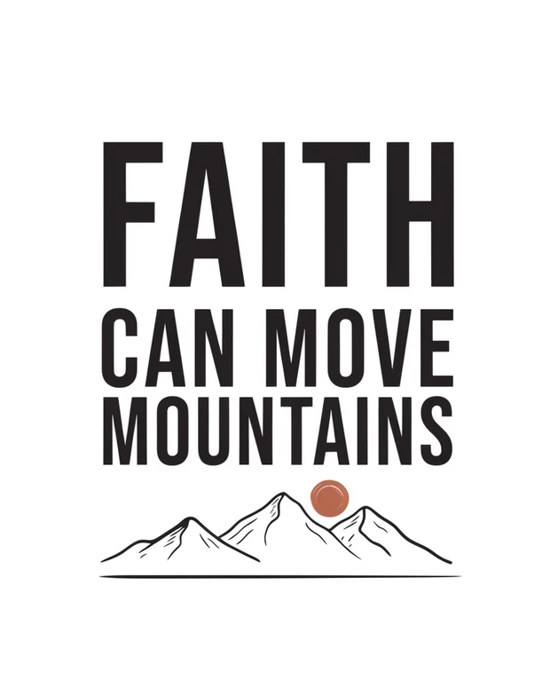 Faith / Christian t-shirt design idea 1 for print on demand