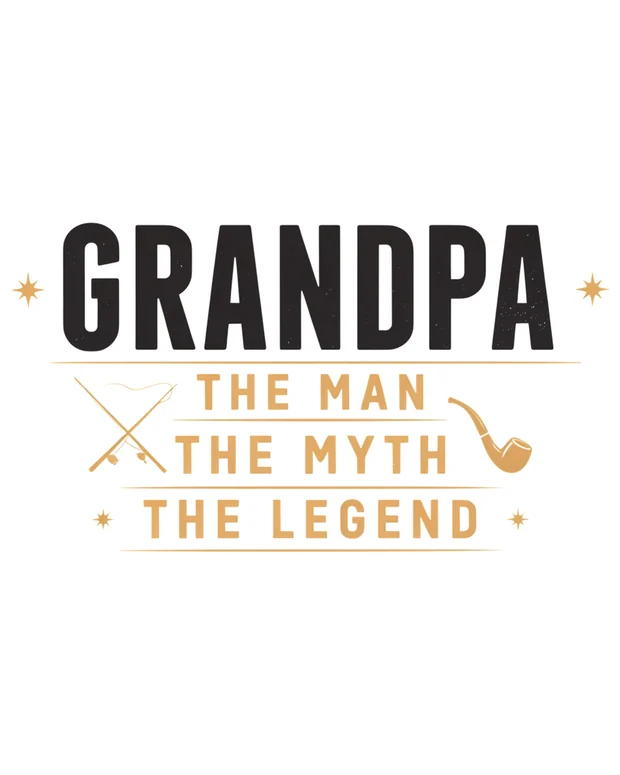 Grandpa t-shirt design idea 1 for print on demand