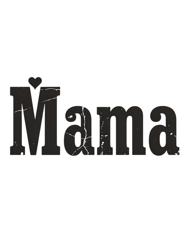 Mama t-shirt design idea 1 for print on demand