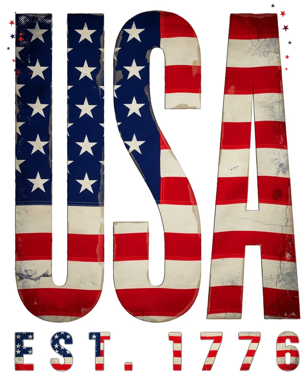 Patriotic USA t-shirt design idea 1 for print on demand