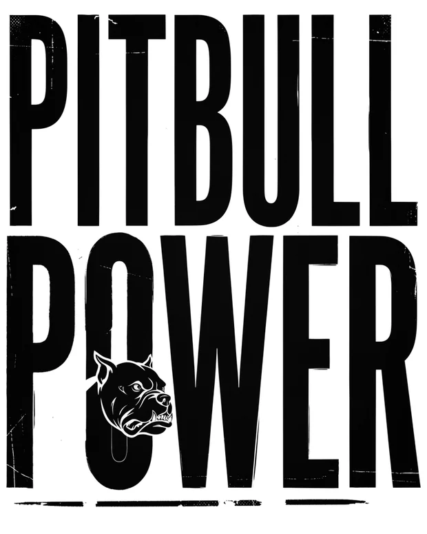 Pitbull t-shirt design idea 1 for print on demand